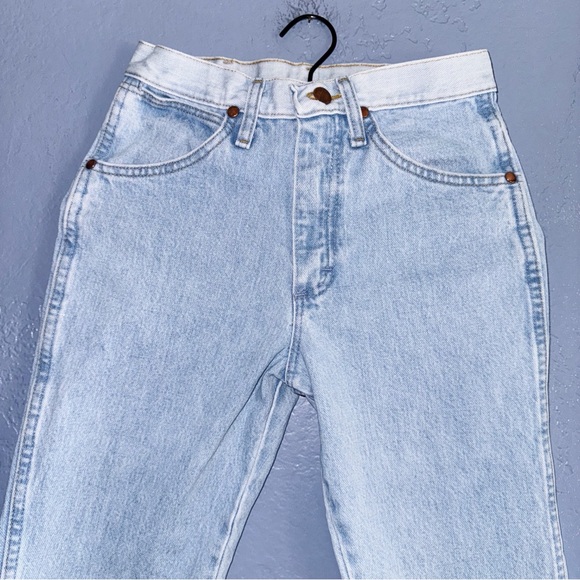 Wrangler Vintage Light Wash Two Tone Jeans Size 27/25” - Picture 3 of 11